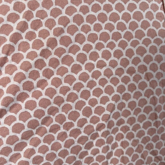 Faherty Playa Button Up Shirt Size XL Pink Organic Cotton Fish Scale Print - Picture 5 of 9